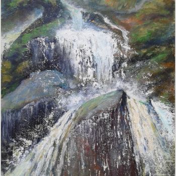 Painting titled "THE BEAUTY OF POWER" by Emilia Milcheva, Original Artwork, Oil