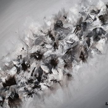 Peinture intitulée "Storm" par Émilie Converset, Œuvre d'art originale, Acrylique