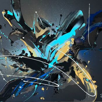Картина под названием "Synergy" - Emilie Gosselin, Подлинное произведение искусства, Акрил Установлен на Деревянная рама для…