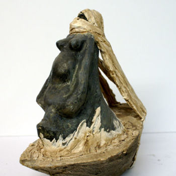 Sculpture intitulée "maternite-30-16-35c…" par Emilie Lacroix-Mathieu, Œuvre d'art originale