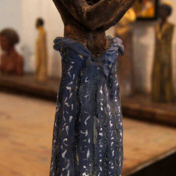 Ζωγραφική με τίτλο "africaine-2.jpg" από Emilie Lacroix-Mathieu, Αυθεντικά έργα τέχνης