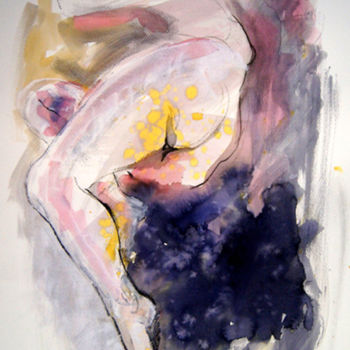 Peinture intitulée "nu-1-2014.jpg" par Emilie Lacroix-Mathieu, Œuvre d'art originale