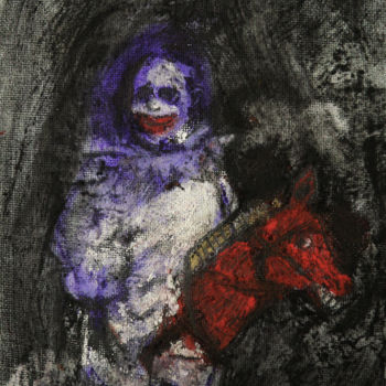 Pintura intitulada "La voie sauvage" por Emilie Lagarde, Obras de arte originais