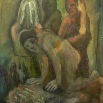 Schilderij getiteld "Vestiges" door Emilie Lagarde, Origineel Kunstwerk