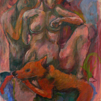 Pittura intitolato "Repenti" da Emilie Lagarde, Opera d'arte originale