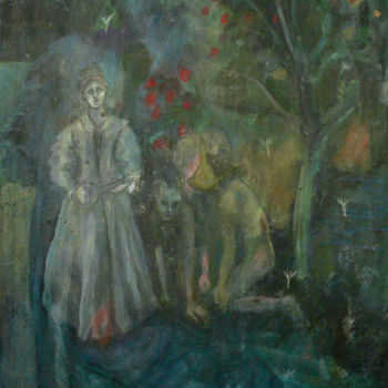 Peinture intitulée "Berceuse" par Emilie Lagarde, Œuvre d'art originale