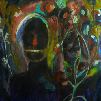 Painting titled "Paysage mental" by Emilie Lagarde, Original Artwork