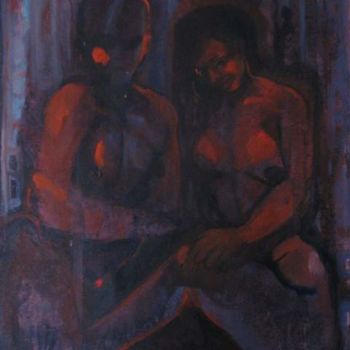 Pittura intitolato "Le son de la peau" da Emilie Lagarde, Opera d'arte originale