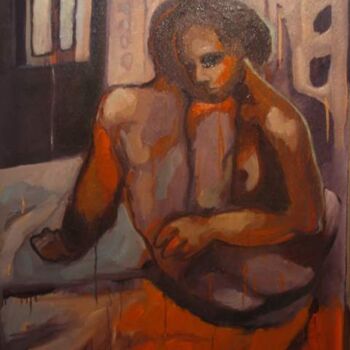 Painting titled "Remous" by Emilie Lagarde, Original Artwork