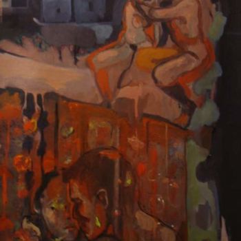 Pittura intitolato "Surface, couleurs" da Emilie Lagarde, Opera d'arte originale
