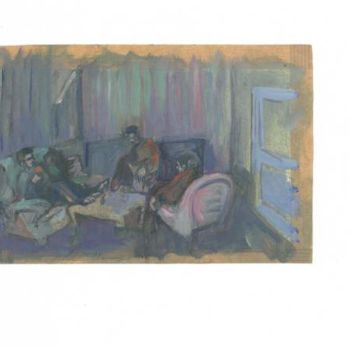 Pintura intitulada "Pa005.JPG" por Emilie Lagarde, Obras de arte originais