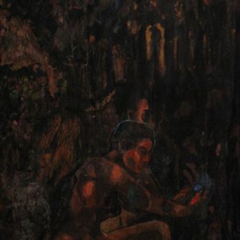 Pintura intitulada "peintures-recto-ver…" por Emilie Lagarde, Obras de arte originais