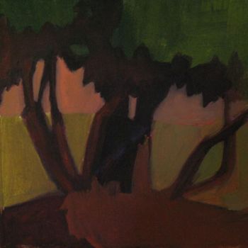 Peinture intitulée "arbre-ombre1.jpg" par Emilie Lagarde, Œuvre d'art originale