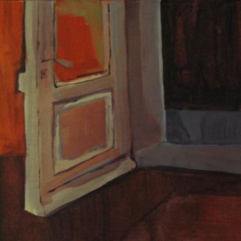 Pittura intitolato "porte-couloir1.jpg" da Emilie Lagarde, Opera d'arte originale