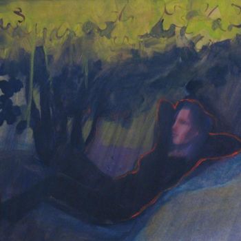 Painting titled "Sieste1.jpg" by Emilie Lagarde, Original Artwork
