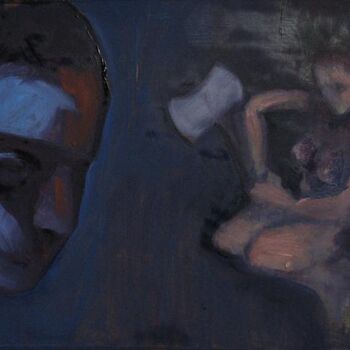 Pittura intitolato "immersion1.jpg" da Emilie Lagarde, Opera d'arte originale