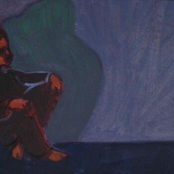 Pittura intitolato "insomnie1.jpg" da Emilie Lagarde, Opera d'arte originale