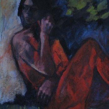 Pittura intitolato "femme-arbreredim.jpg" da Emilie Lagarde, Opera d'arte originale