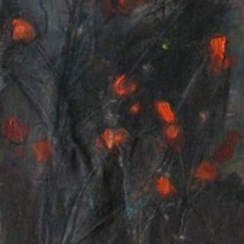 Pittura intitolato "IMG_3060red.jpg" da Emilie Lagarde, Opera d'arte originale