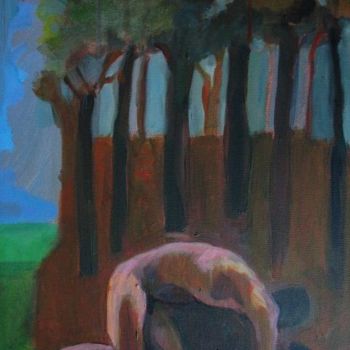 Peinture intitulée "leterrierred.jpg" par Emilie Lagarde, Œuvre d'art originale