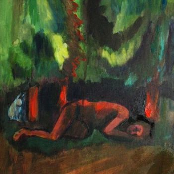 Pittura intitolato "siestered.jpg" da Emilie Lagarde, Opera d'arte originale