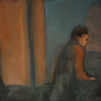 Dessin intitulée "Silence sur le chan…" par Emilie Lagarde, Œuvre d'art originale