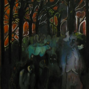 Peinture intitulée "Eblouissement" par Emilie Lagarde, Œuvre d'art originale