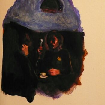 Pittura intitolato "la cuillère" da Emilie Lagarde, Opera d'arte originale, Altro