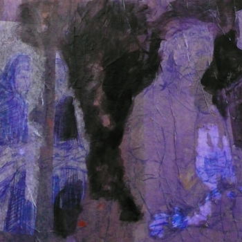 Pittura intitolato "Les gants" da Emilie Lagarde, Opera d'arte originale