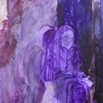 Pintura intitulada "Ouvrage" por Emilie Lagarde, Obras de arte originais