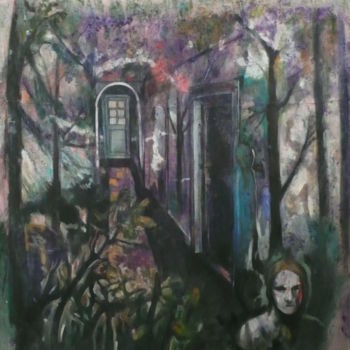 Pittura intitolato "Corridor" da Emilie Lagarde, Opera d'arte originale