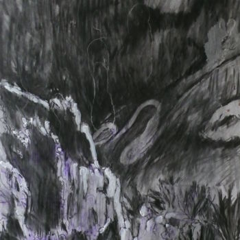 Peinture intitulée "Surplomb" par Emilie Lagarde, Œuvre d'art originale