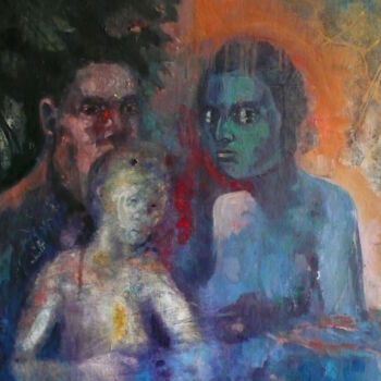 Pittura intitolato "Couchant" da Emilie Lagarde, Opera d'arte originale