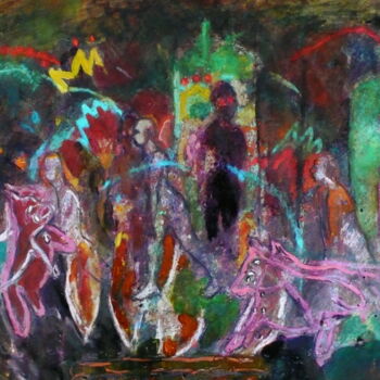 Pittura intitolato "Passages" da Emilie Lagarde, Opera d'arte originale