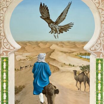 Pintura titulada "Inspiration Maroc" por Émilie Pineau, Obra de arte original, Acrílico Montado en Bastidor de camilla de ma…