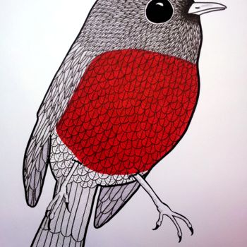 Drawing titled "bird2.png" by Emilie Ringlet, Original Artwork
