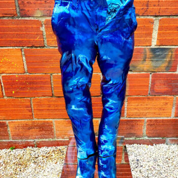 Sculpture titled "The Jean" by Emilio Mortini, Original Artwork, Resin