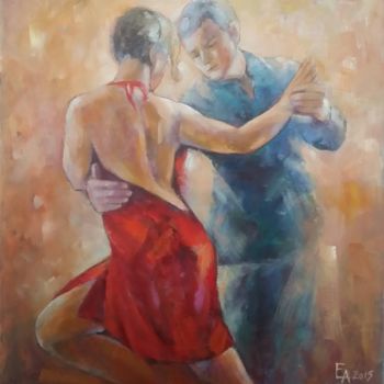 Peinture intitulée "Tango" par Emily Ardelean, Œuvre d'art originale, Huile Monté sur Panneau de bois