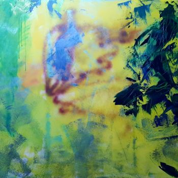 Картина под названием "My Sorrow" - Emily Starck, Подлинное произведение искусства, Акрил Установлен на Деревянная рама для…