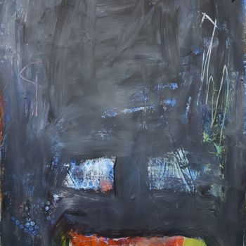 Картина под названием "Confinement deuxièm…" - Emily Starck, Подлинное произведение искусства, Акрил