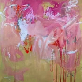 Картина под названием "Una mattina" - Emily Starck, Подлинное произведение искусства, Акрил Установлен на Деревянная рама дл…