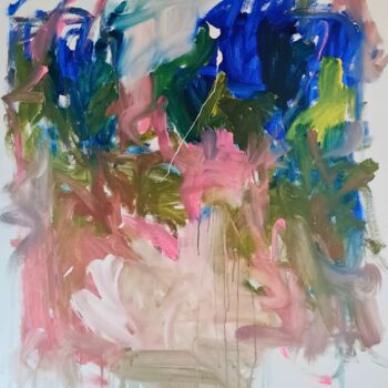 Картина под названием "Plénitude" - Emily Starck, Подлинное произведение искусства, Акрил Установлен на Деревянная рама для…