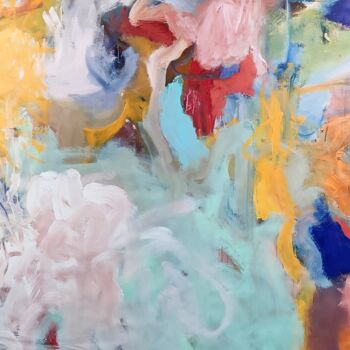 Pintura titulada "Pas de faux semblant" por Emily Starck, Obra de arte original, Acrílico Montado en Bastidor de camilla de…