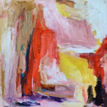 Pintura titulada "Dreams pink" por Emily Starck, Obra de arte original, Oleo