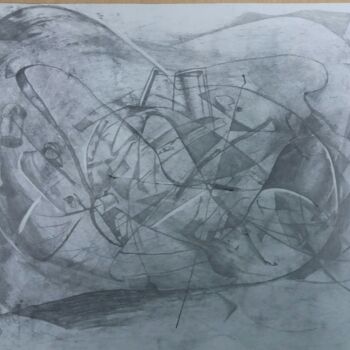 Peinture intitulée "Сердце (Heart)" par Emirat, Œuvre d'art originale