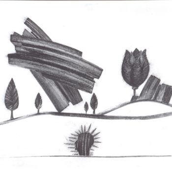 「IONESCO」というタイトルの描画 Emirrによって, オリジナルのアートワーク, 鉛筆