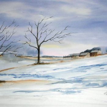 "après la neige" başlıklı Tablo Jocelyne Dumont tarafından, Orijinal sanat