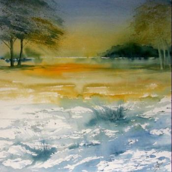 Painting titled "plein soleil" by Jocelyne Dumont, Original Artwork