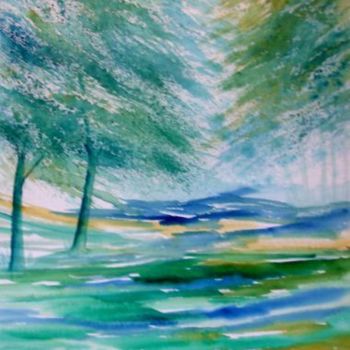 Painting titled "a Dun -sur-Meuse" by Jocelyne Dumont, Original Artwork