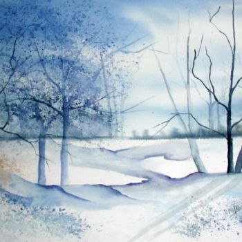 "hiver 2011" başlıklı Tablo Jocelyne Dumont tarafından, Orijinal sanat